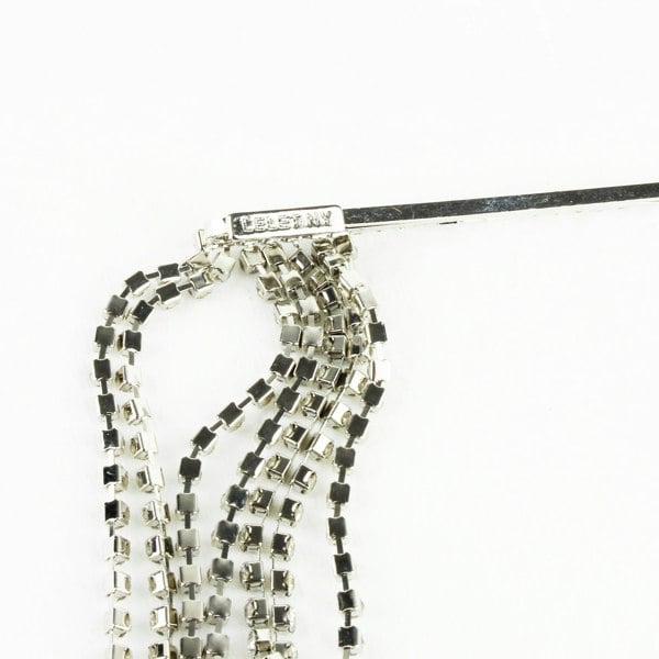 Lelet NY hairslide in a silver tone crystal cascade