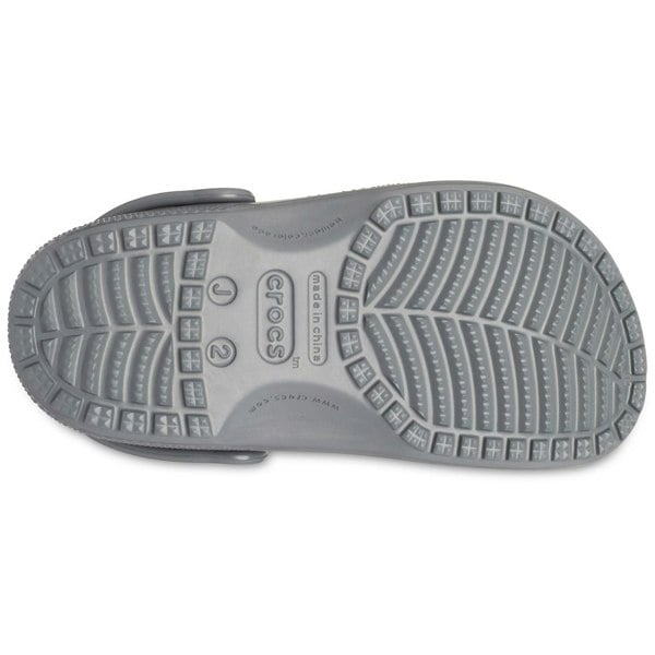 Crocs Kids' Classic Thermoplastic Slate Grey Loafers