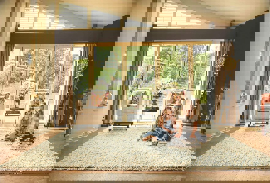 Imperial Ivory Shaggy Pile Wool Rug – The Rugs