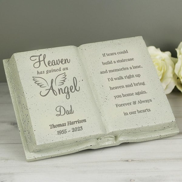 Personalised Memento Company Personalised Angel Memorial Book