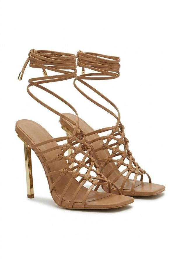 Lorena Strappy Heels - Mocha_wb
