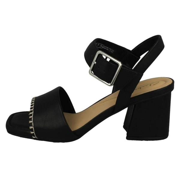 Clarks Ladies Clarks Square Toe Sandals Siara 65 Buckle