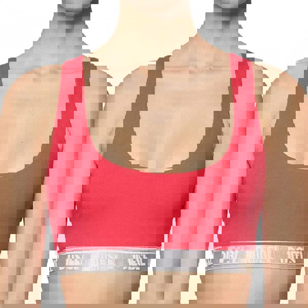 Diesel Cotton Stretch Bralette, Hot Pink