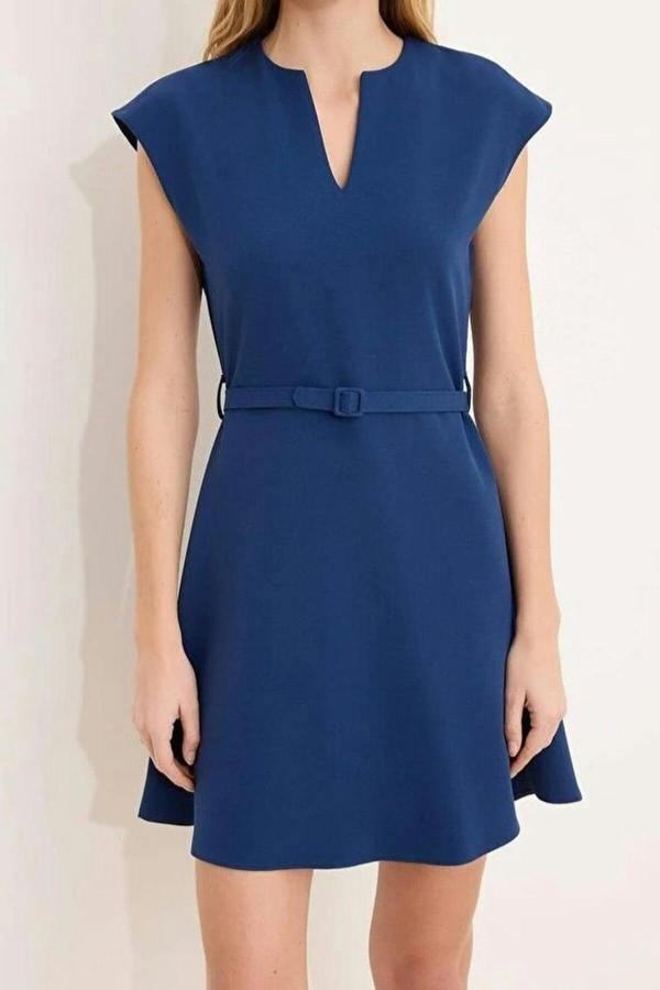 WOVCOR Mini Stretchy Woven Dress