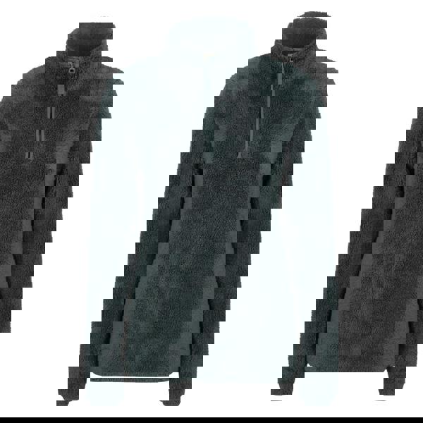 Mountain Warehouse Womens/Ladies Teddy Fleece Quarter Zip Fleece Top - Green - 