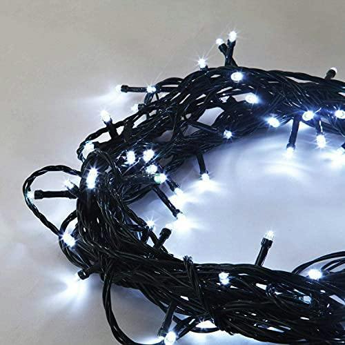 Battery Operated Cool White Outdoor String Lights, 50 to 200 LED, IP44 Waterproof with 8 Functions and Timer image 8