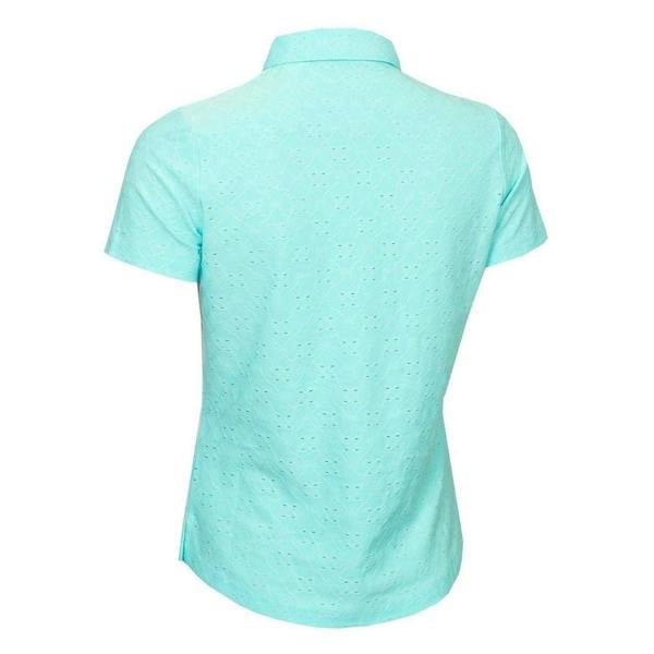 Calvin Klein Womens/Ladies Golf Polo Shirt - Aqua - 