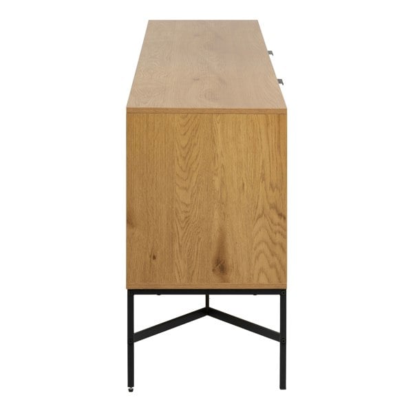 Furniture To Go Jaipur Sideboard with  2 Doors and 1 Drawer in Black