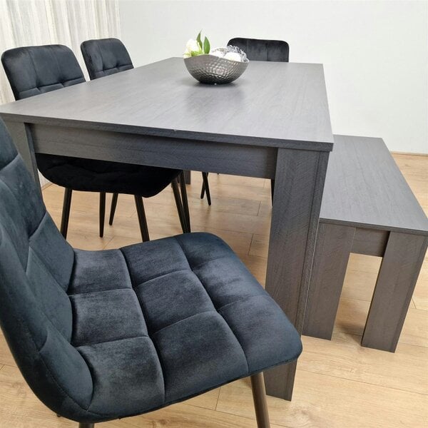 Kosy Koala Dining Table Set with 4 Chairs and a Bench Dining Room and Kitchen table set of 4