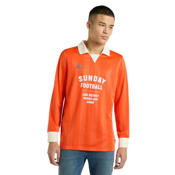 Umbro Mens Football Shirt - Bright Orange - 