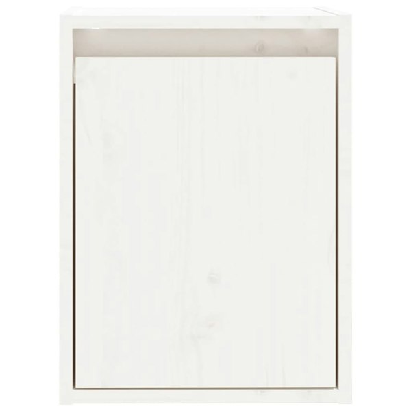 Berkfield Wall Cabinets 2 pcs White 30x30x40 cm Solid Wood Pine