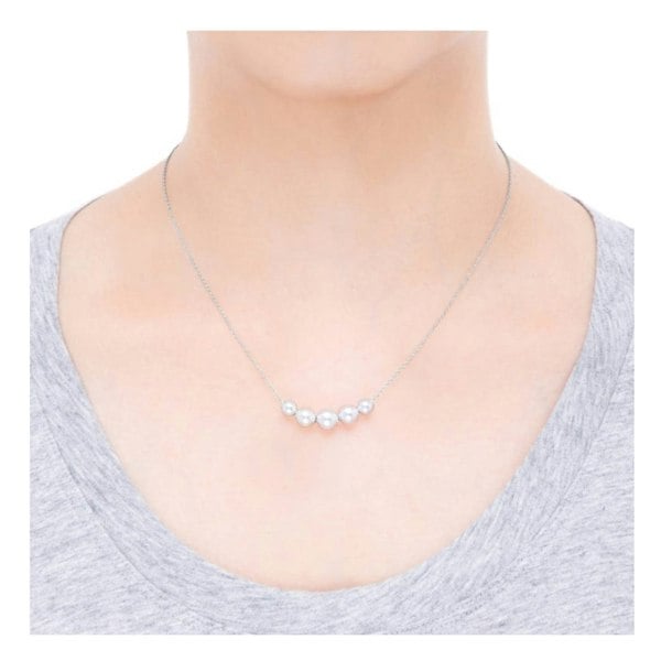 Mikimoto Pearls in Motion necklace with a graduation of Akoya cultured pearls