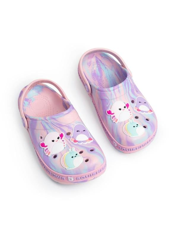 Vanilla Underground Squishmallows Girls Pink Multi Character Clogs