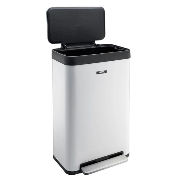 Cooks Professional XL Pedal Bin 65L | White