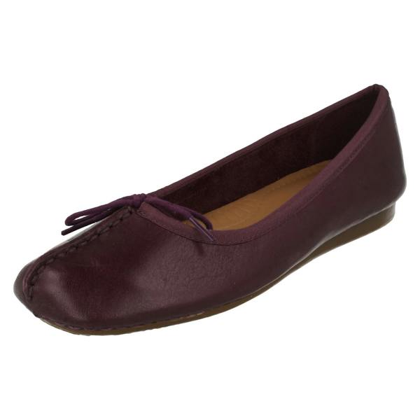 Clarks Ladies Clarks Comfort Everyday Flats Freckle Ice