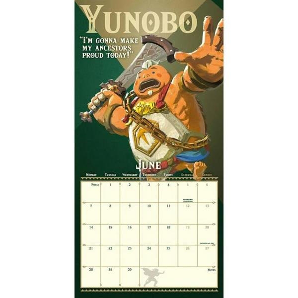 Nintendo, The Legend Of Zelda Calendar 2027, Wall Calendars, Month To View, Entertainment, Gift