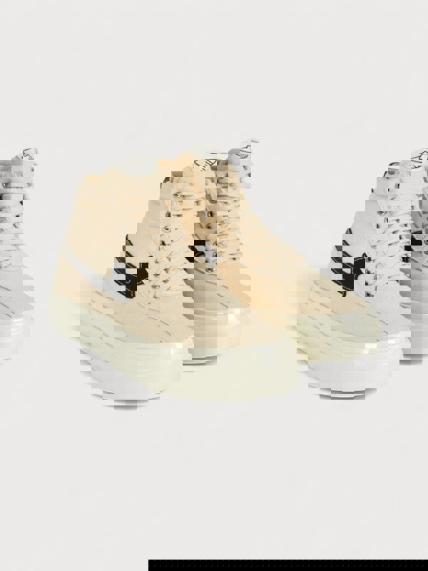 Stepney Workers Club Varden S - Strike Canvas Hi Tops Ecru Black - Supplied FashionStepney Workers Club