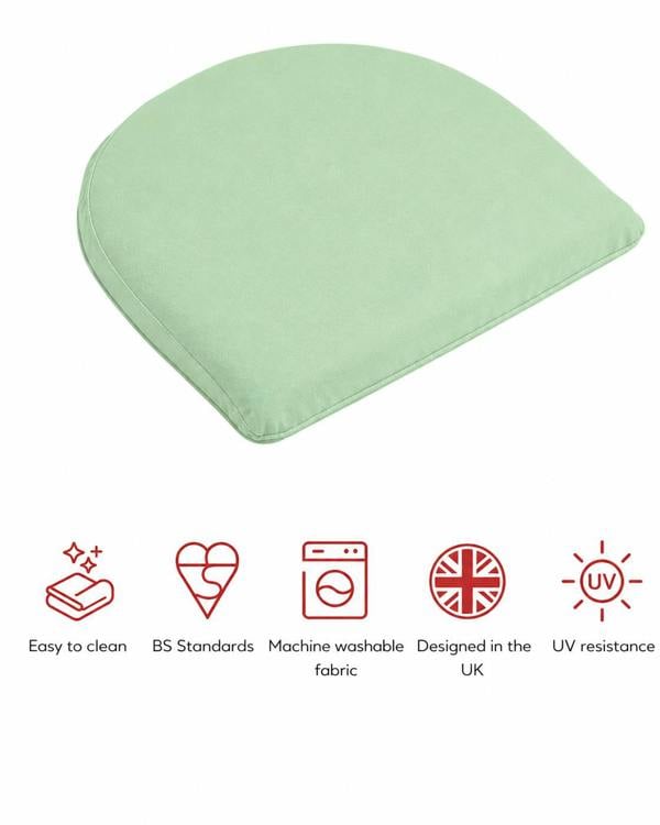SP Range D PAD Garden Cushions – Set of 2 Lime The Garden Furniture Shop