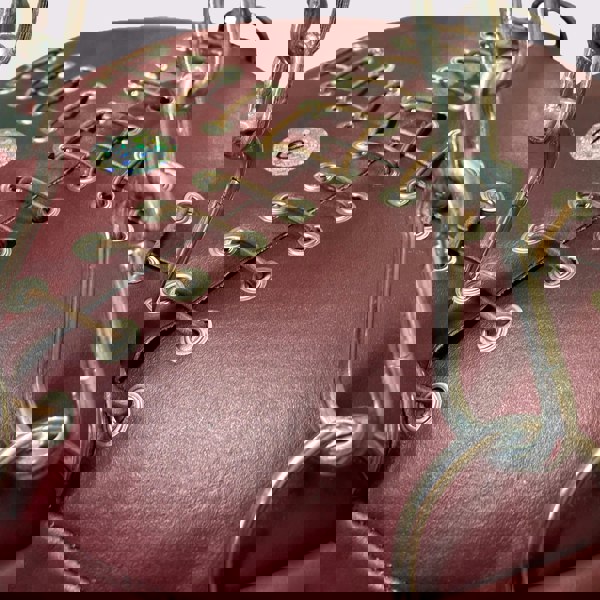 Tuf Wear Leather Angle Bag Oxblood