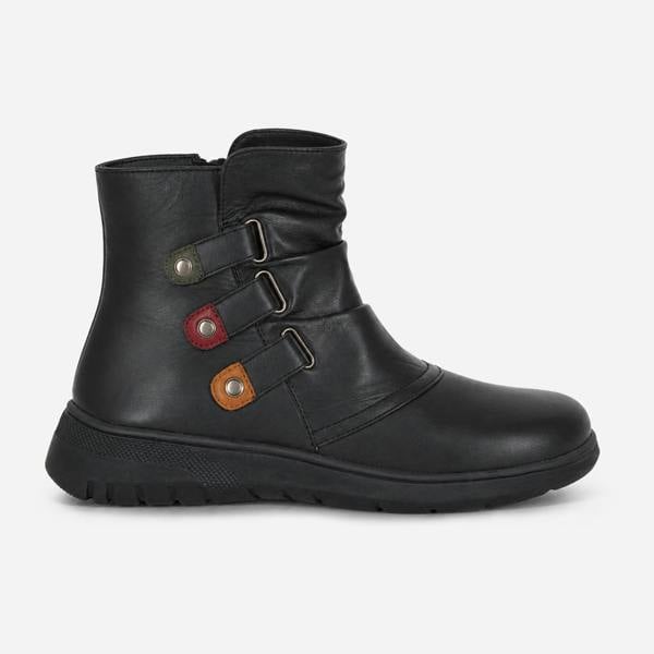 Mod Comfys JOSIE Ankle Boots   in  Black
