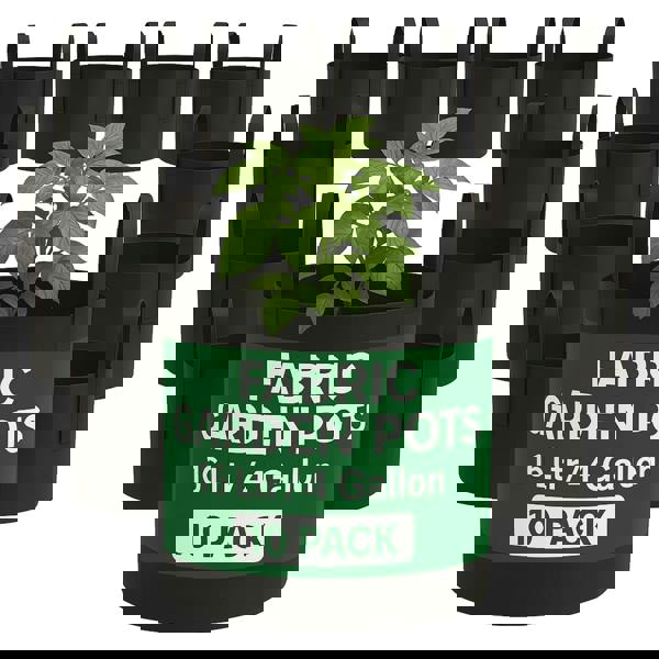 10-Pack Grow Bags 4 Gallon 