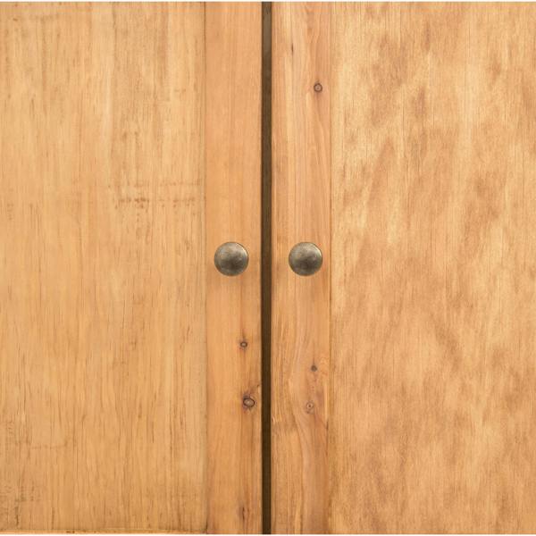 Cabinet Bits Lugo 2 Door Wardrobe Brass Knob