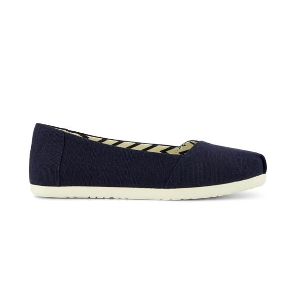 Toms ALPARGATA BALLET Ballerina Shoes   in  Navy