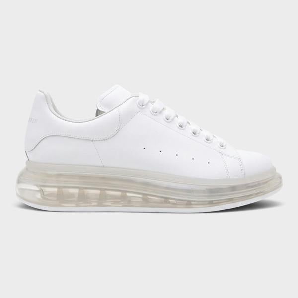 Alexander McQueen Oversized Sneaker Clear Sole White