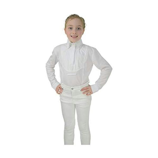 HyFASHION Childrens/Kids Dedham Long Sleeved Tie Show Shirt - White