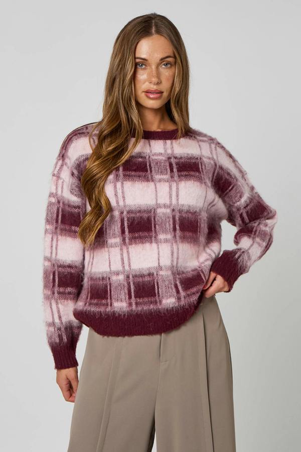 Urban Bliss Checkered Jumper