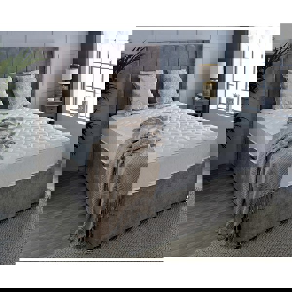 Starlight Beds Astral Grey Hybrid Mattress - 19cm Deep, Soft Feel