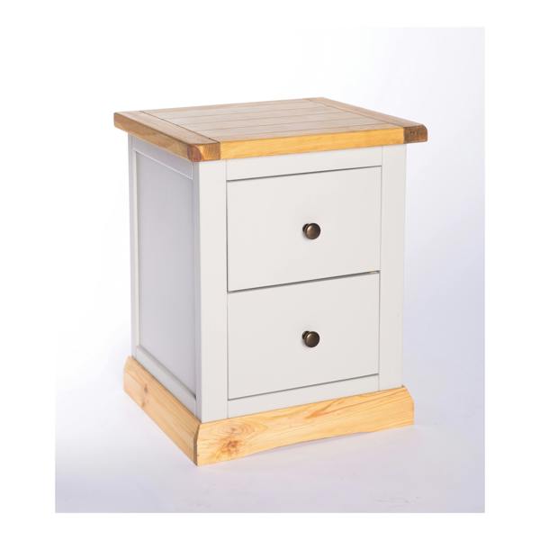Cabinet Bits Bomporto 2 Drawer Bedside Table