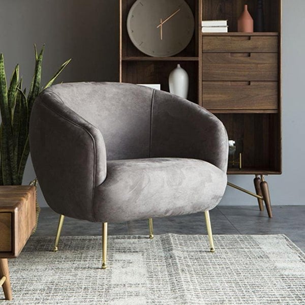 Tarr Armchair, Flannelette-Weilai Concept-Grey-Weilai Concept
