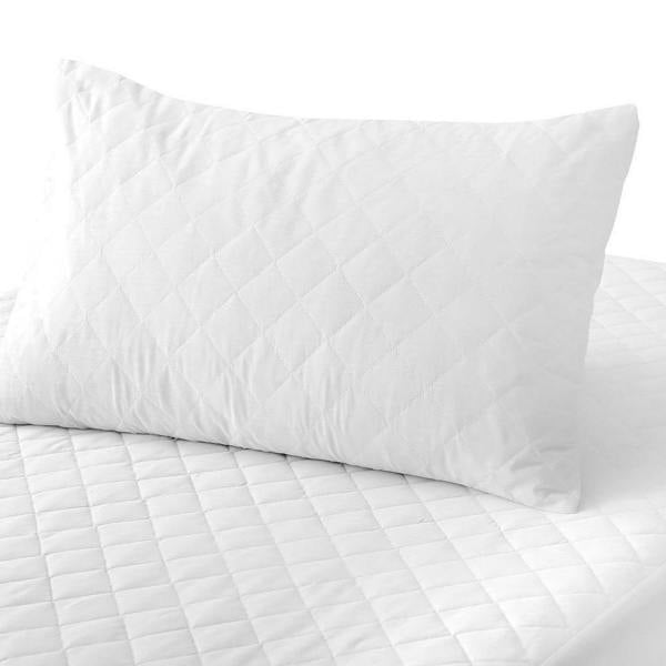 HomeSpace Direct Egyptian Cotton T-200 Quilted 16" Mattress & Pillow Protector