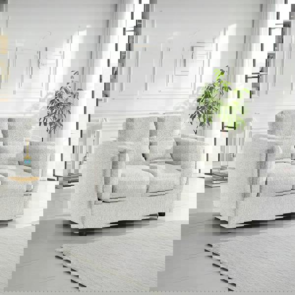 Furnishings For Less Bali Modern 2 Seater Chenille Sofa Beige or Grey