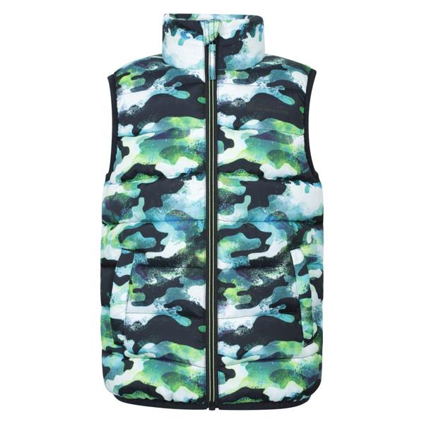 Mountain Warehouse Childrens/Kids Rocko Butterfly Padded Gilet - Bright Green - 