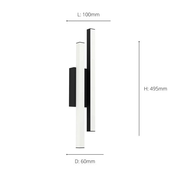 EGLO Serricella LED Linear Exterior Wall Light