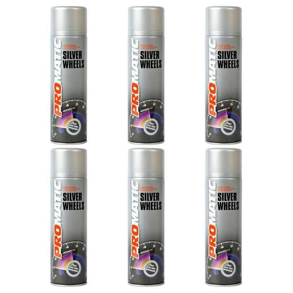 Promatic 6X Promatic Steel Wheels Spray Paint 500ml