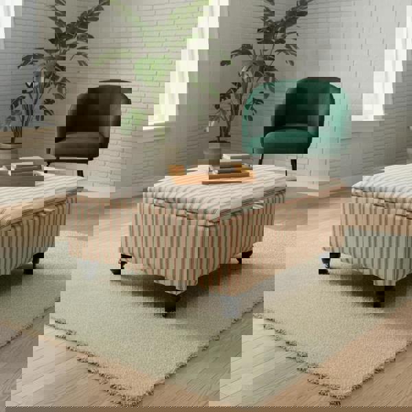 Premium upholstered blanket box with comfortable top