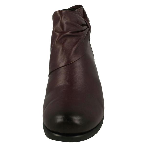 Padders Ladies Padders Bow Detailed Ankle Boots Cedar