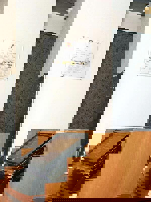 Durable CRYSTAL Frameless Acrylic Door Sign Holder Wall Mounted | A3