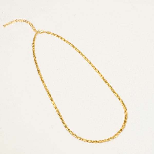 Figaro Chain Necklace Gold 19"(48cm) - Lila Rasa