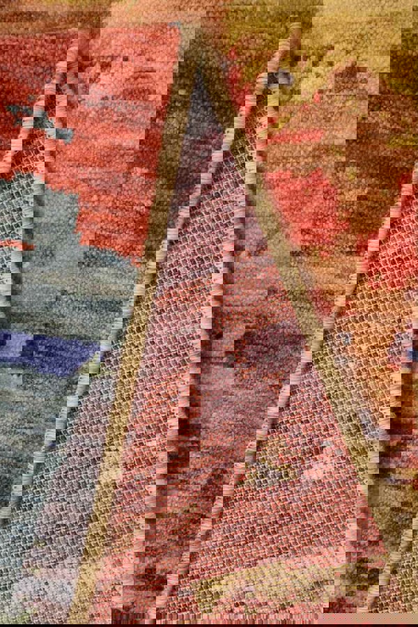 Nomad Abstract Wool-Blend Rug – Multicolour