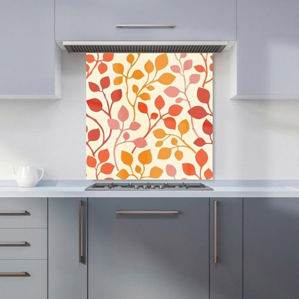 Warren Reed - Designer Colorful Autumn Leaves Kitchen Splashback