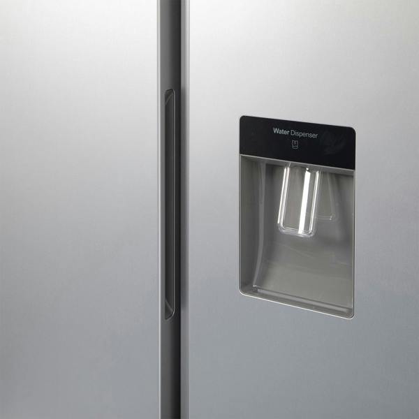 Willow 430L American Style Fridge Freezer WSBS84DS - Silver