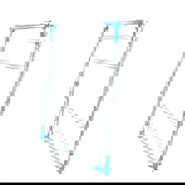 JVL Freestanding 2 Tier Clothes Drying Airer, White