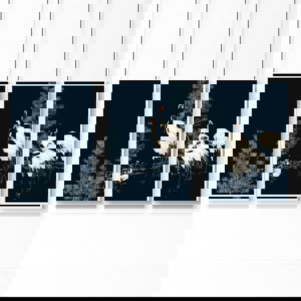 Living Room Gallery Wall | Set of 3 Asian Inspired Wall art Prints