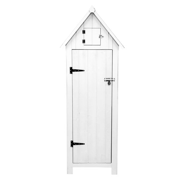 Monstershop Wooden Garden Shed - White