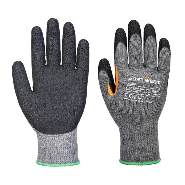 Grip 10 Latex Reinforced Thumb Glove (Pk12) - Hi-Vis Trousers