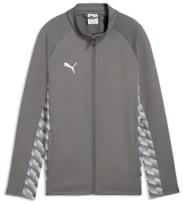 Puma Junior TeamLIGA 26 Training Jacket Full Zip Tracksuit Top Grey 659729